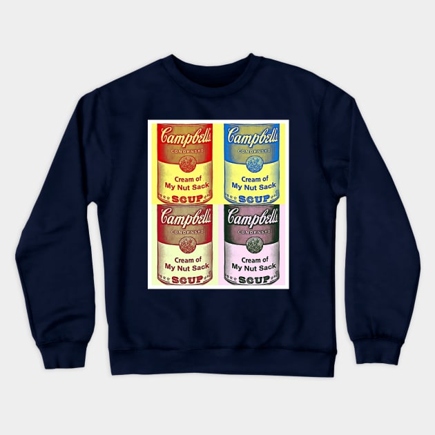 Cream of Nut (Pop Art) Crewneck Sweatshirt by JasonLloyd